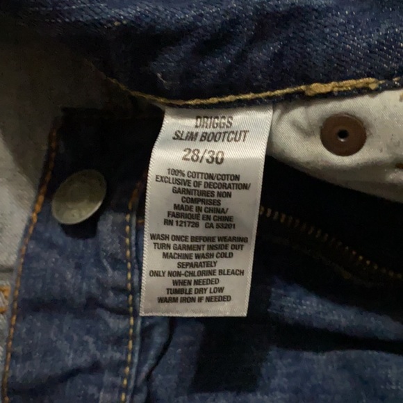 Aeropostale Distressed Denim Jeans 28/30 Slim Bootcut - Picture 10 of 12